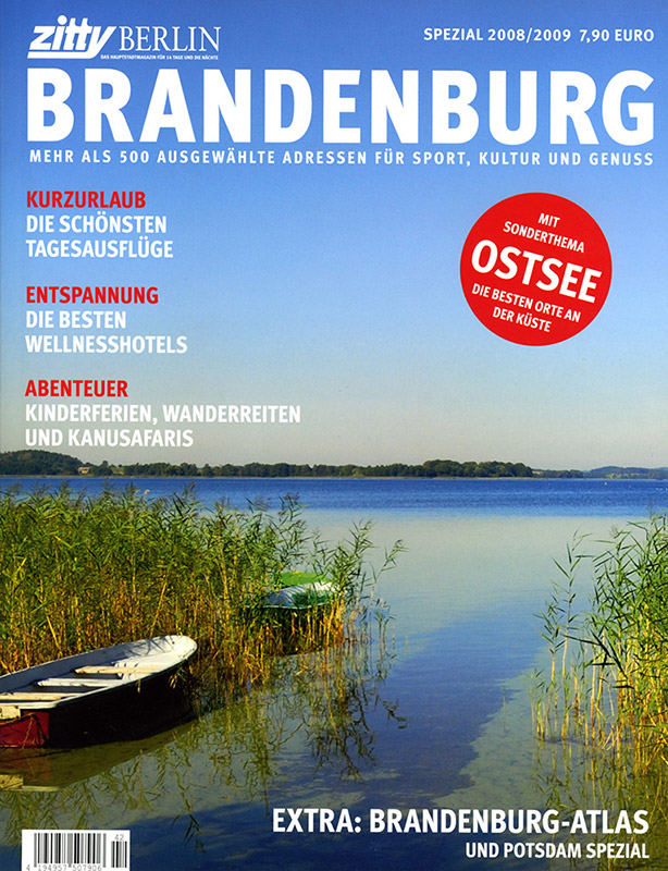 Cover für das ZITTY Brandenburg Heft 2008