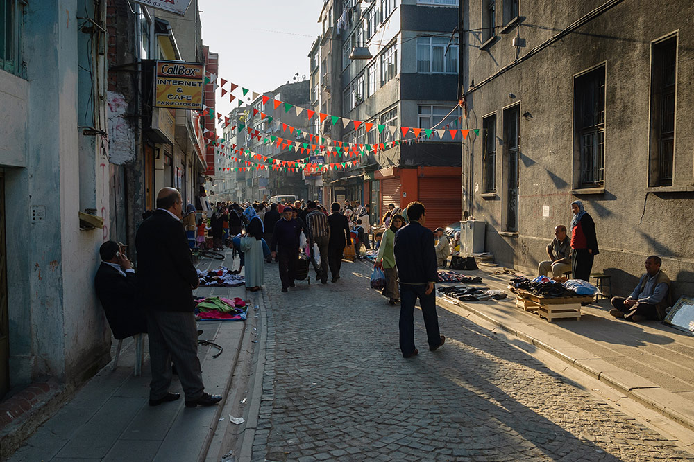 Straßenmarkt