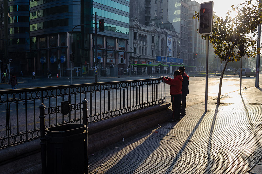 Santiago de Chile, Morgenstimmung
