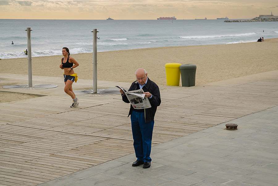 Strand von Barcelona